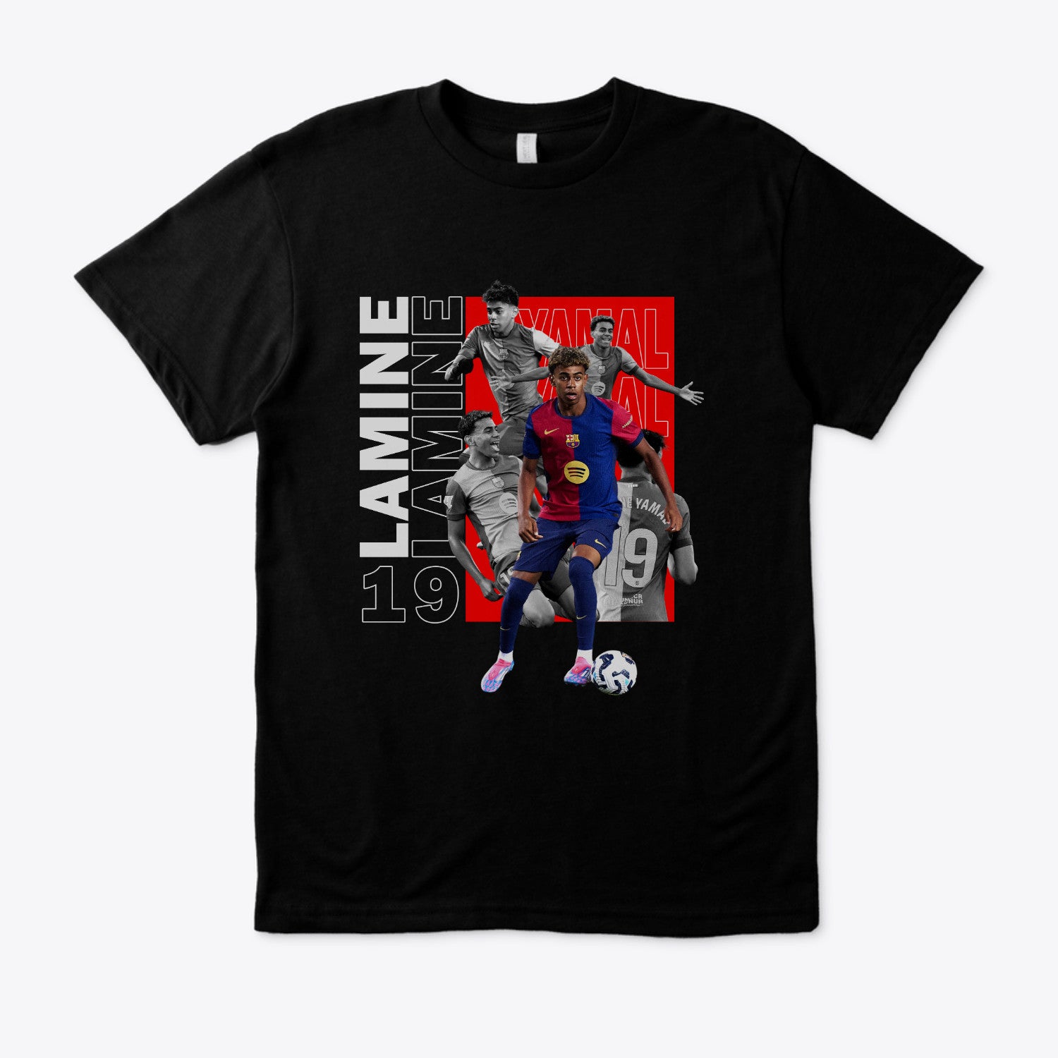 Lamine Yamal Youngstar Barcelona Tee (BLACK) - Limited Time