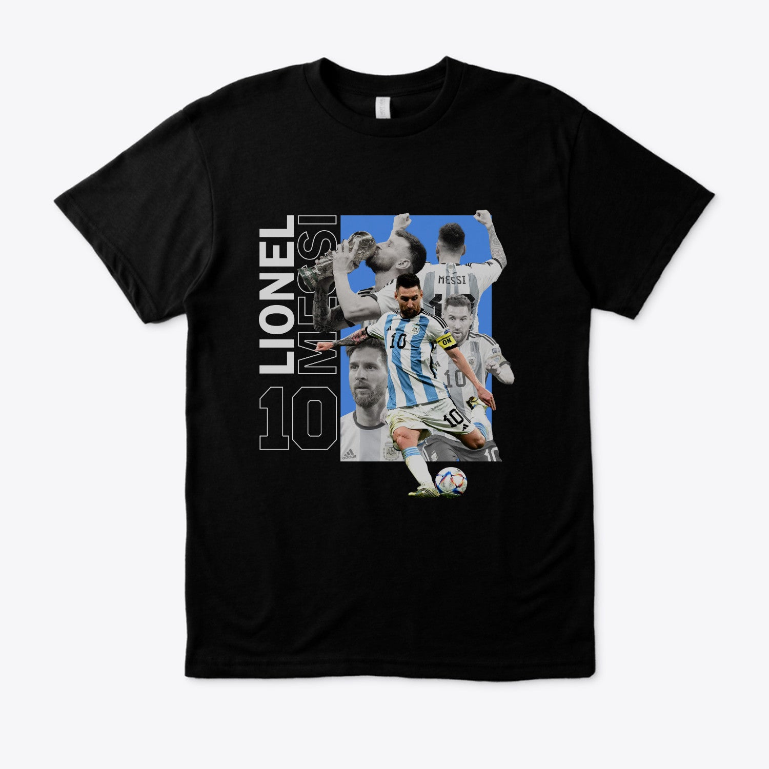 Leo Messi 2022 World Cup Winner Tee (BLACK) - Limited Time