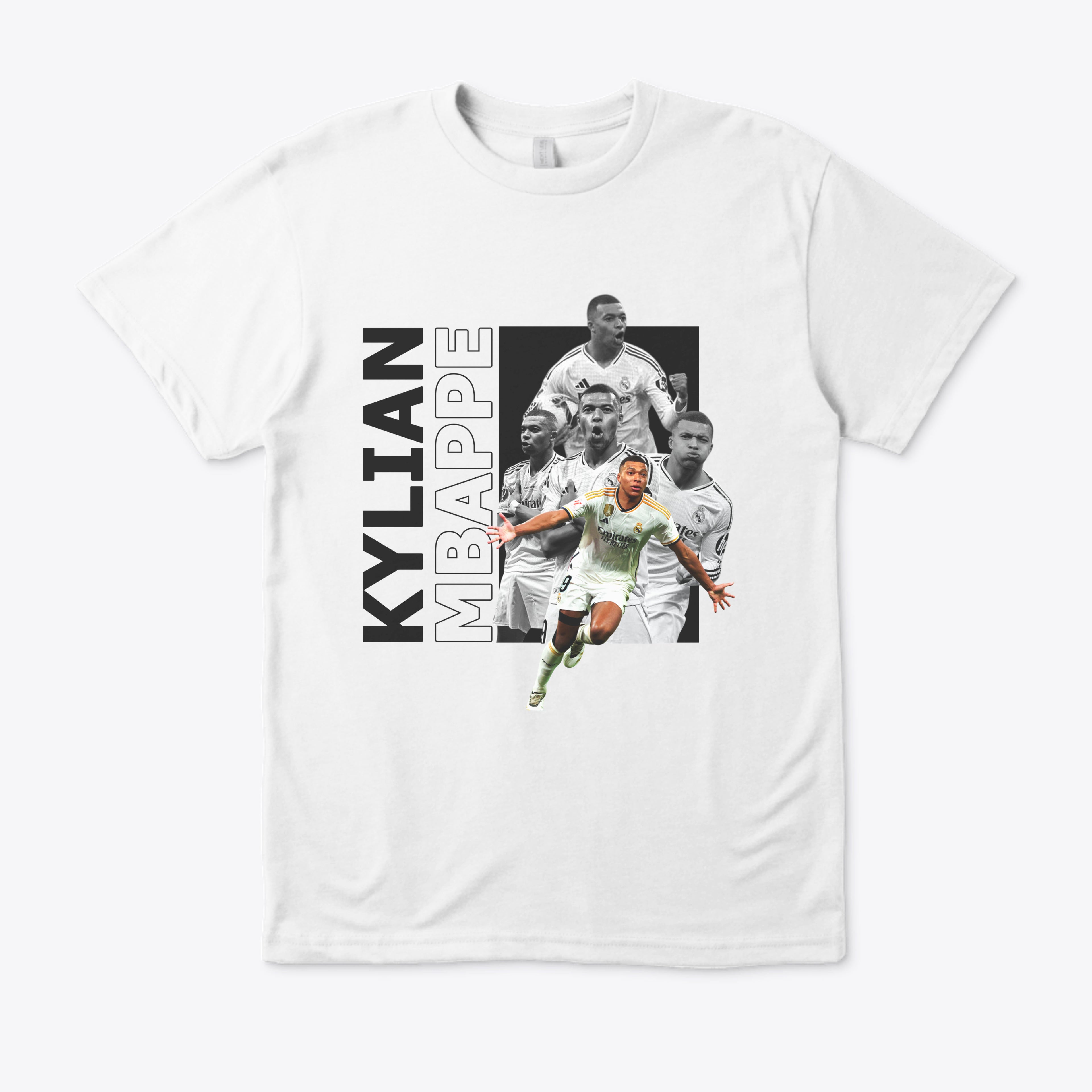 Killian Mbappe Real Madrid Tee (WHITE) - Limited Time